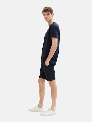 TOM TAILOR Slimfit Shorts in Blau