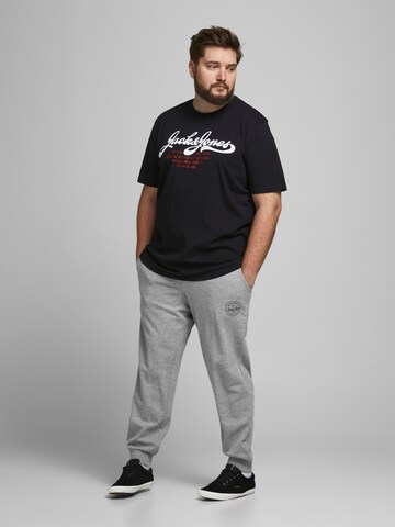 Jack & Jones Plus Дънки Tapered Leg Панталон 'Gordon' в сиво