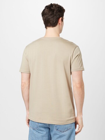 ALPHA INDUSTRIES T-Shirt in Beige