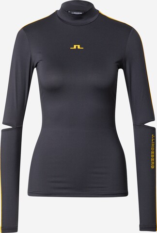 J.Lindeberg Funkční tričko 'Diane' – černá: přední strana