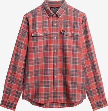 Superdry Overhemd in Rood: voorkant