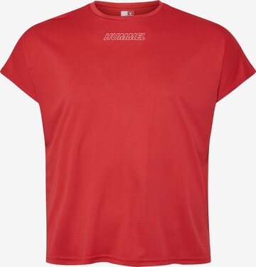 Hummel Funkční tričko – červená: přední strana