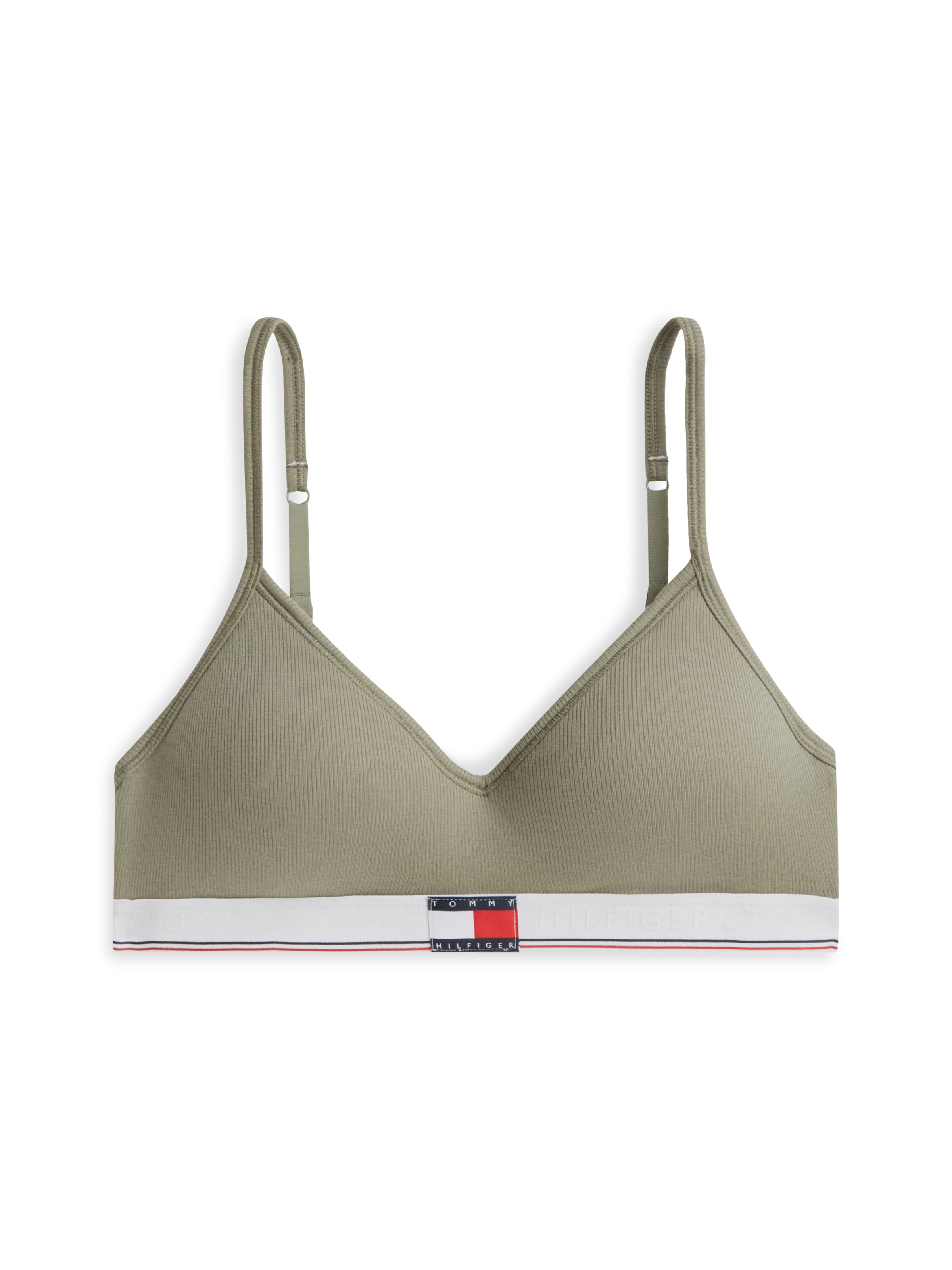 T-shirt Reggiseno 'VARSITY' di Tommy Hilfiger Underwear in verde: frontale