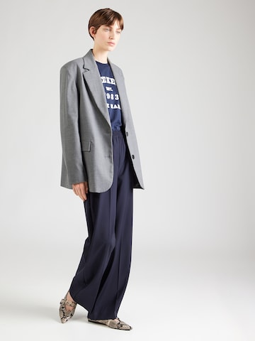 Wide leg Pantaloni con piega frontale 'MALLO' di Weekend Max Mara in blu