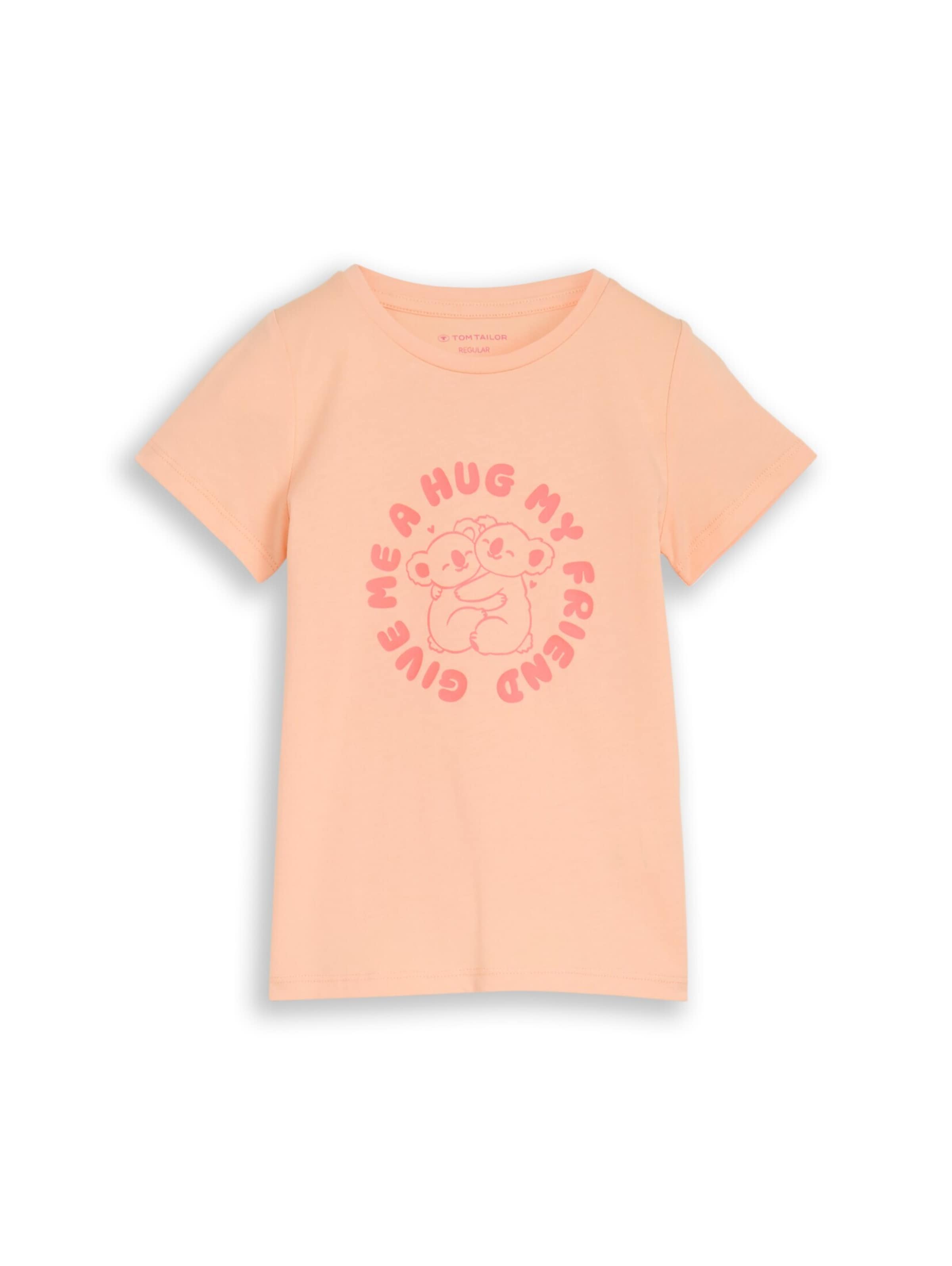 T-Shirt TOM TAILOR en orange : devant