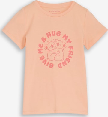 TOM TAILOR Shirt in Orange: front