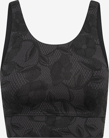 Bustier Soutien-gorge de sport 'Bustier' Hey Honey en gris : devant