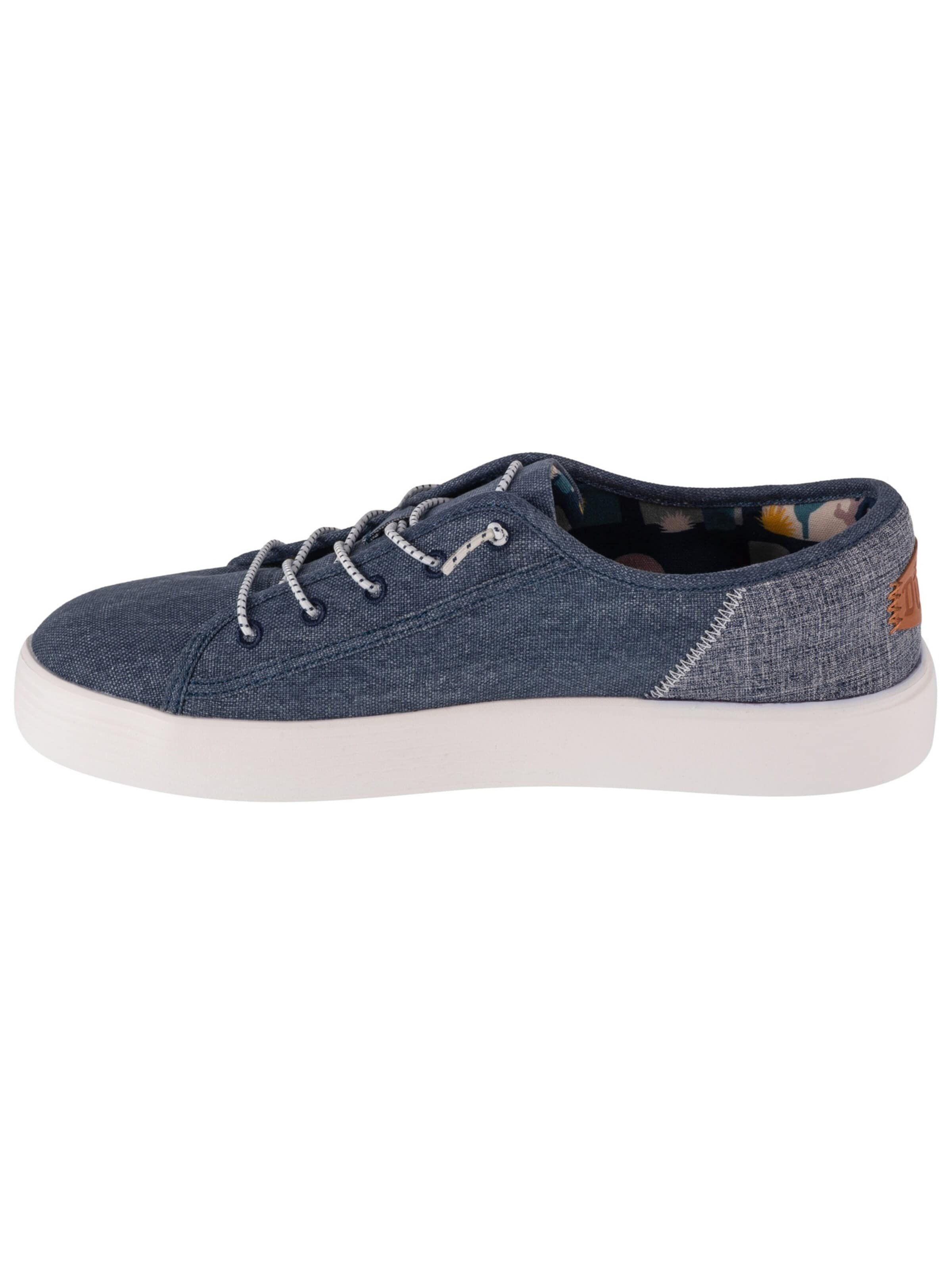 HEY DUDE Moccasin 'Hey Dude Craft Linen' in Blue