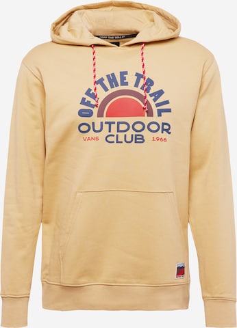 Sweat-shirt VANS en beige : devant