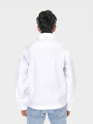 Giacca di mezza stagione 'Ol x Workshop' di DICKIES in bianco