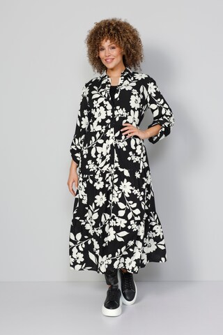 MIAMODA Shirt Dress in Black