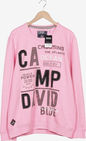CAMP DAVID Sweater XXL in Pink: Vorderseite
