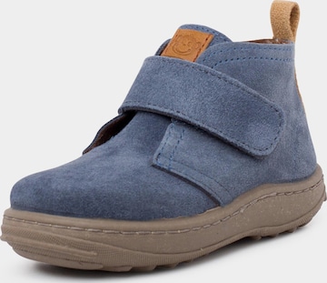 Pisamonas Laarzen in Blauw: voorkant