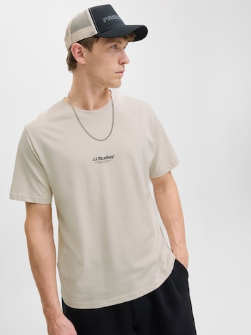 JACK & JONES Póló 'JJESOHO' - bézs