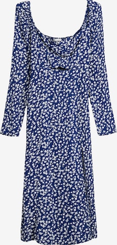 BershkaHaljina - plava boja: prednji dio