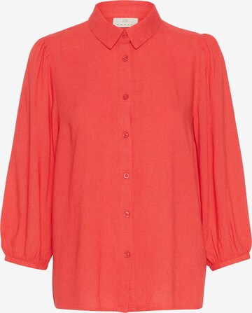 Camicia da donna 'KAmilia' di Kaffe in rosso: frontale