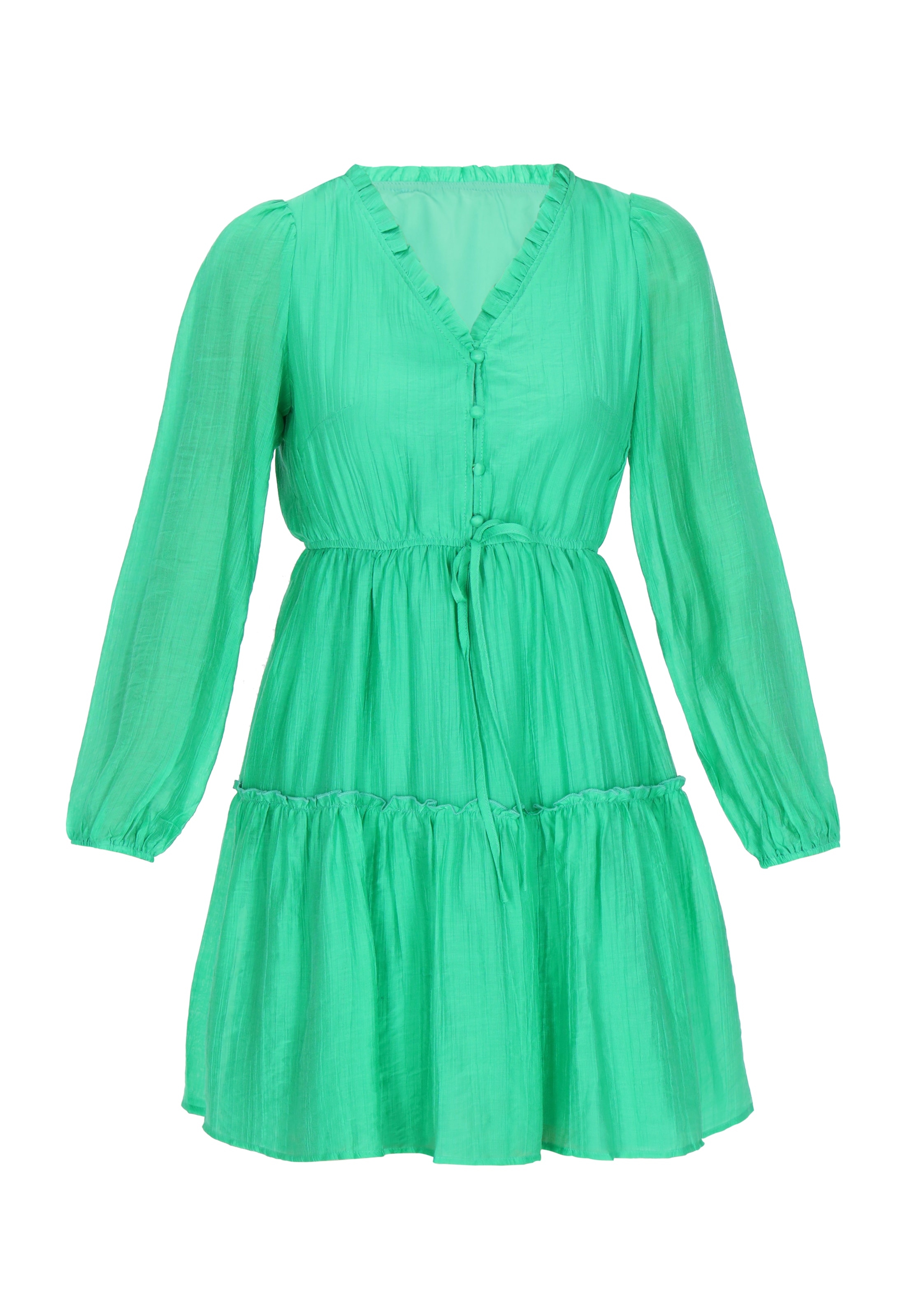 NAEMI Šaty - Zelená: predná strana