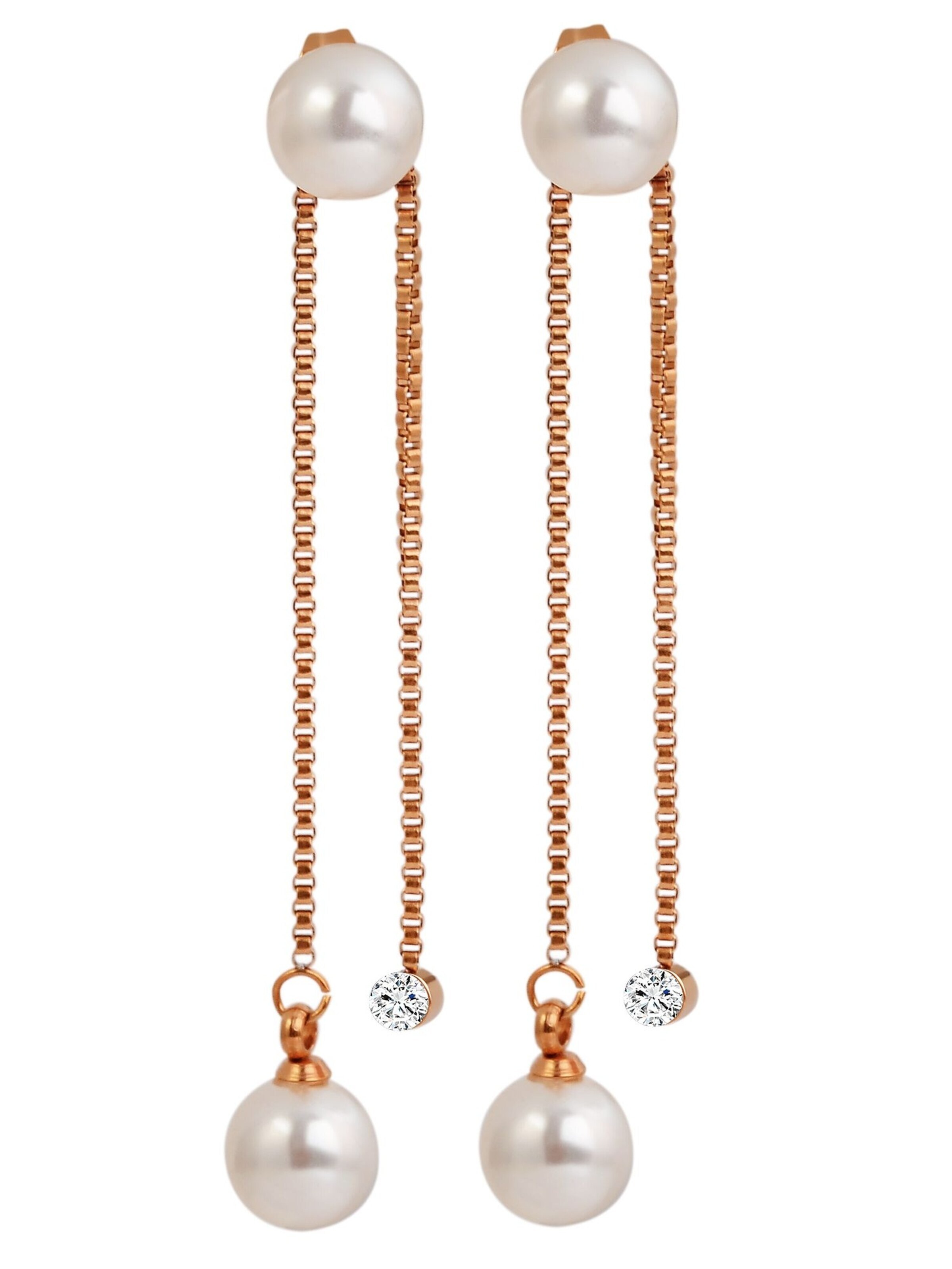 Akzent Earrings 'Morana, langlebig' in Gold: front