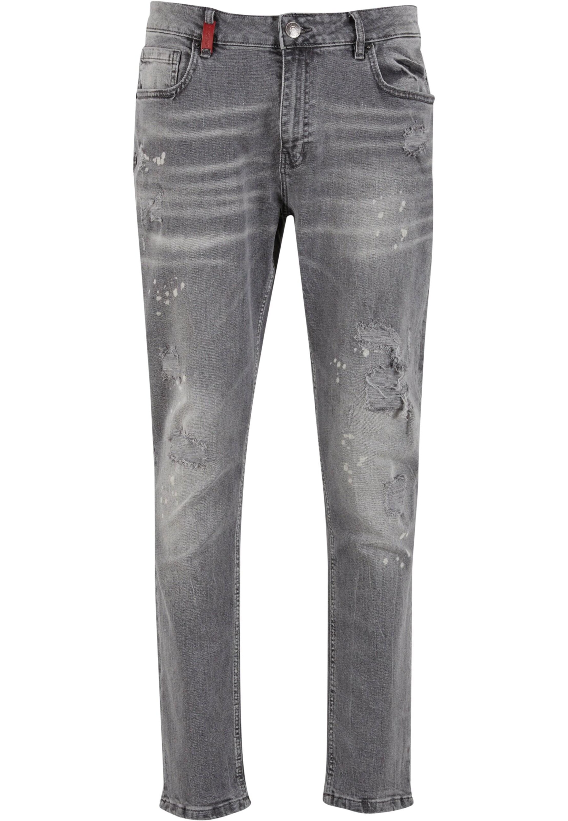 Jeans 'Emilio' di 2Y Premium in grigio: frontale
