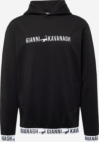 Gianni Kavanagh Sweatshirt 'DRIFT' in Zwart: voorkant