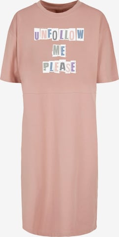 Merchcode Dress 'Please' in Pink: front