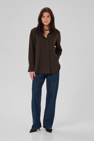 My Essential Wardrobe Bluse 'Vitta' i brun