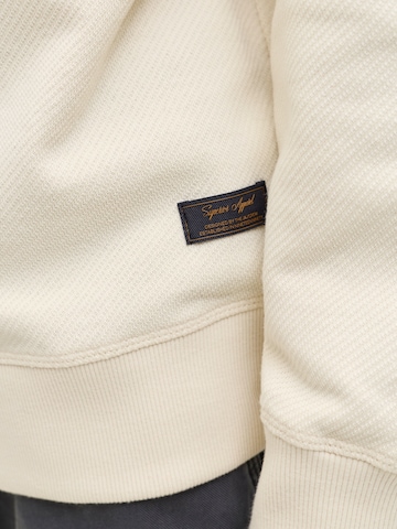 JACK & JONESSweater majica 'JJEDOVER' - bijela boja