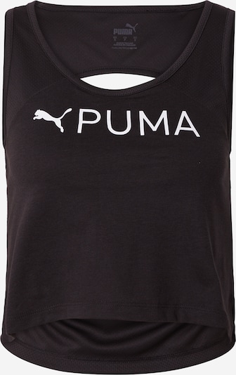 PUMA Camisa funcionais 'SKIMMER' em preto / branco, Vista do produto