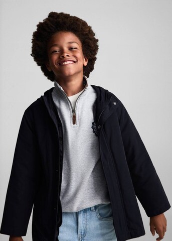 MANGO KIDS Between-Season Jacket 'Anorak Pacific' in Blue