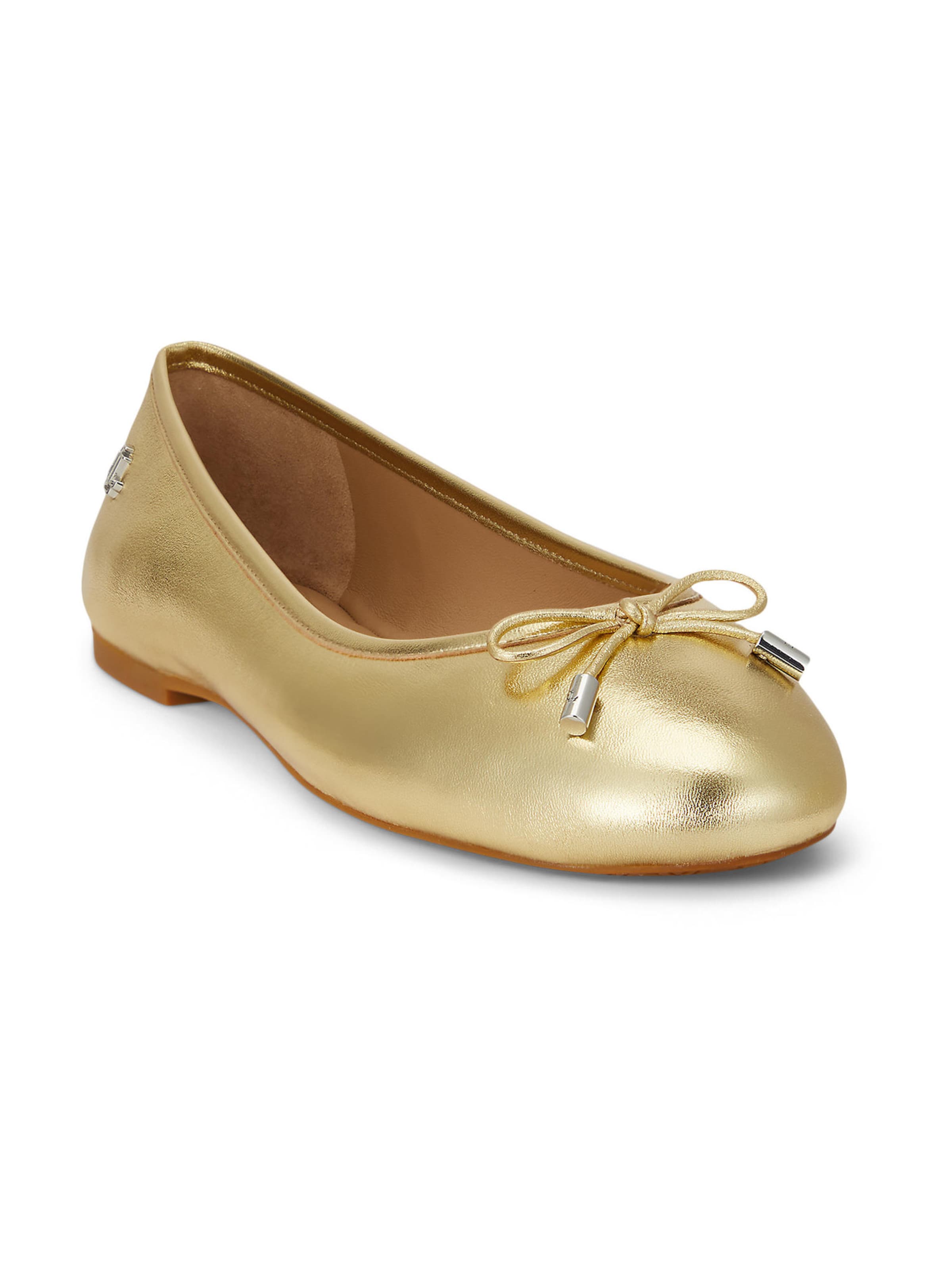 Ballerines 'JAYNA' Lauren Ralph Lauren en or : devant