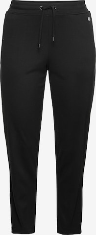 SHEEGO Regular Workout Pants in Black: front