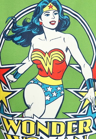 LOGOSHIRT Shirt 'Wonder Woman Stars' in Groen