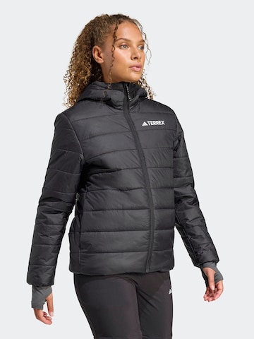 Veste outdoor 'Essentials' ADIDAS TERREX en noir : devant