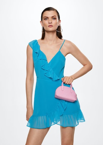 Robe 'Kate' MANGO en bleu : devant