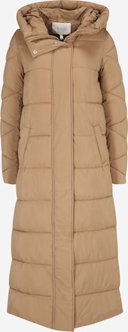 Y.A.S Tall Winter coat in Beige: front