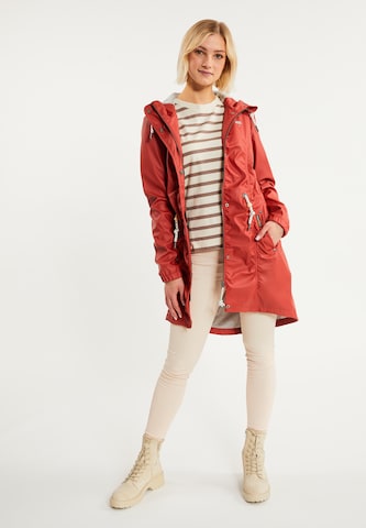 Manteau fonctionnel Schmuddelwedda en rouge