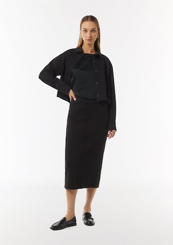 T-shirt comma casual identity en noir