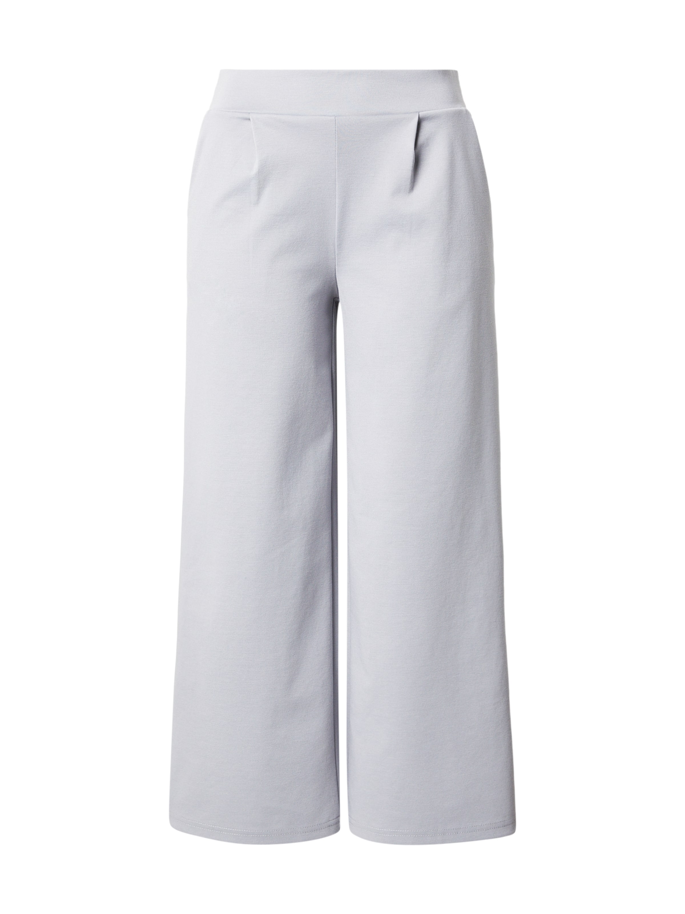 ICHI Široký strih Plisované nohavice 'IHKATE' - Fialová: predná strana