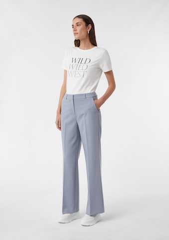 COMMA Wide leg Trousers in Purple