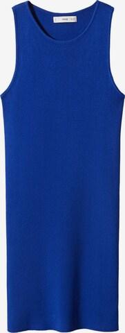 MANGO Gebreide jurk 'Hernan' in Blauw: voorkant