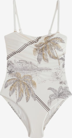 B by Ted Baker Bandeau Uimapuku värissä valkoinen: etupuoli