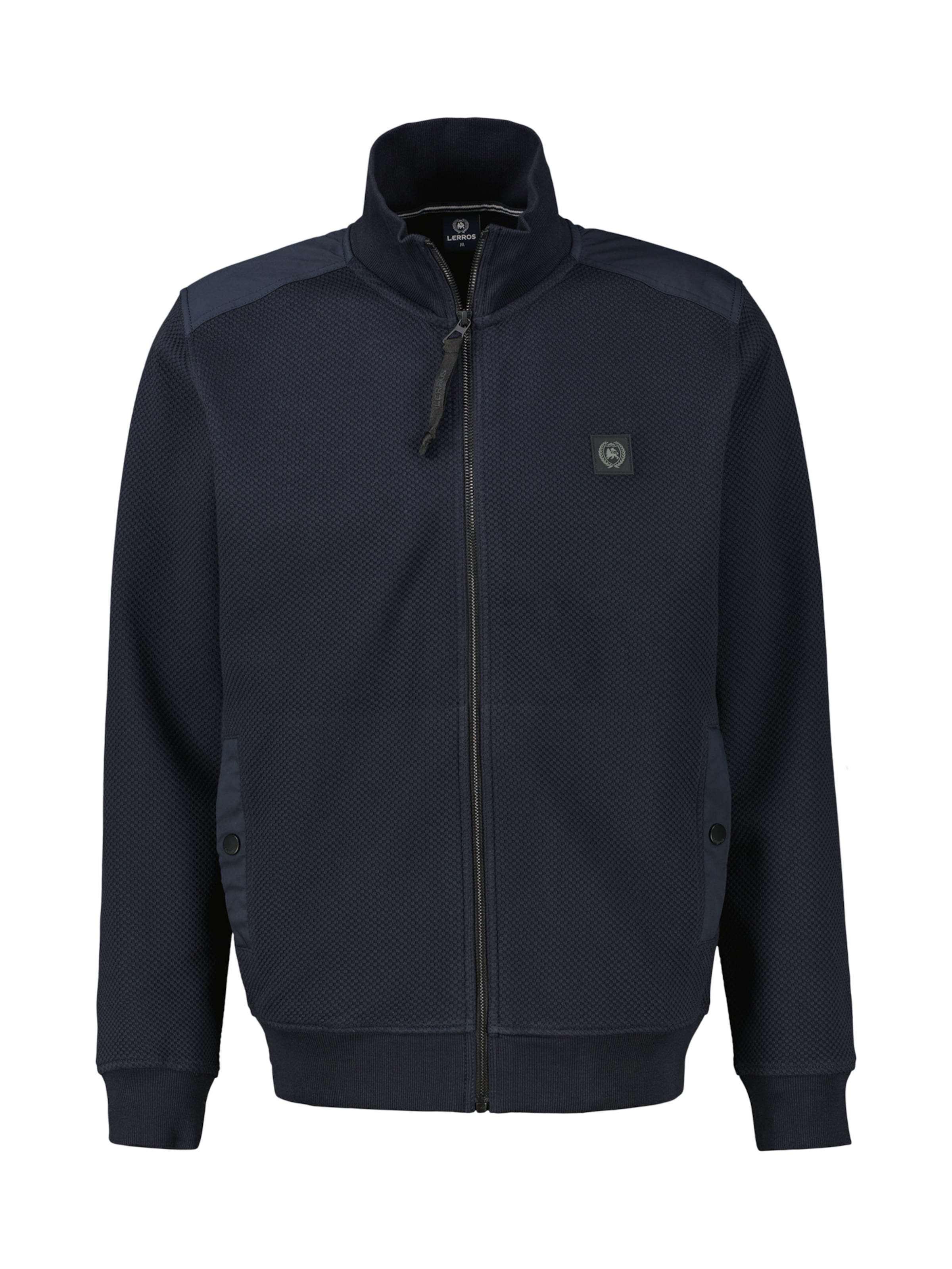 LERROS Sweatjacke in Blau: Vorderseite