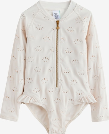 Next Uimapuku värissä valkoinen: etupuoli