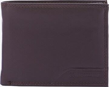 Portamonete di Coveri Collection in marrone: frontale