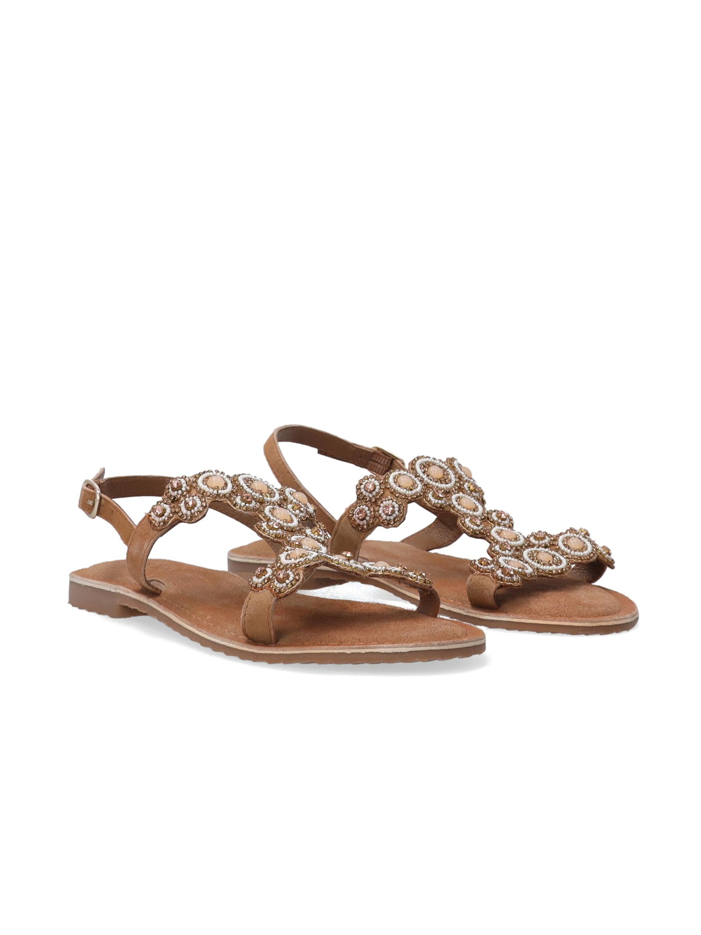 VENEZIA Strap Sandals 'Venezia' in Brown