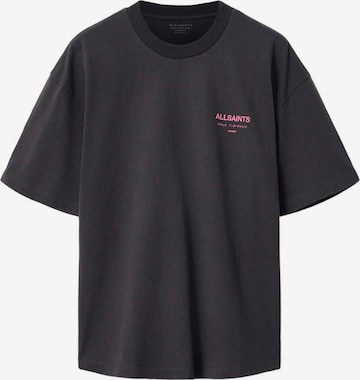 AllSaints - Camisa 'Underground' em preto: frente
