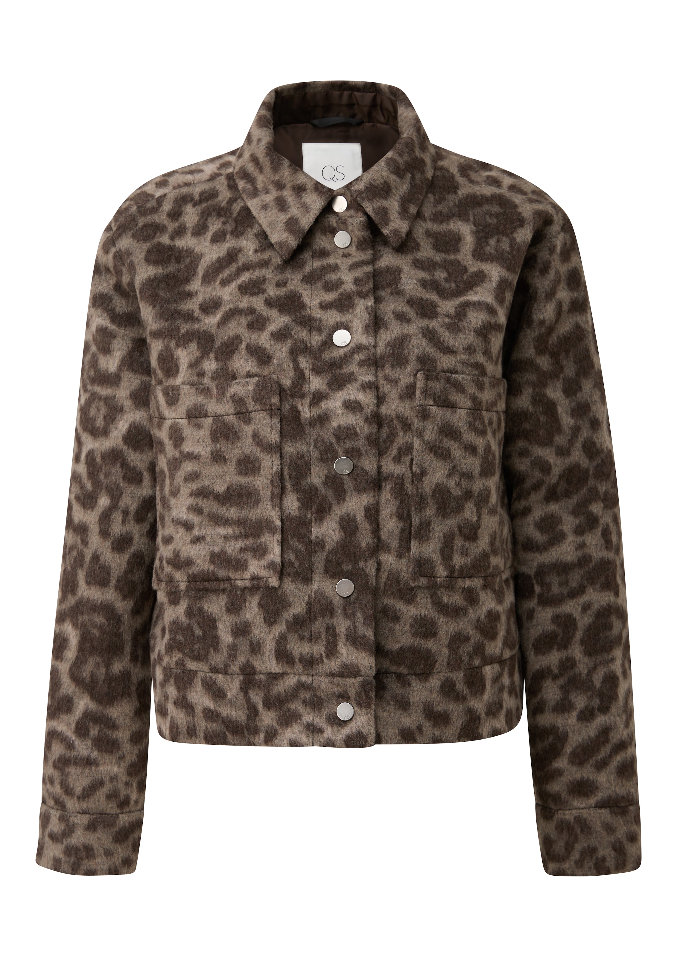 QS Übergangsjacke in Braun: Vorderseite