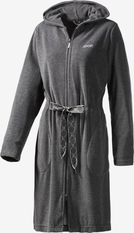 JOOP! Long Bathrobe in Grey: front