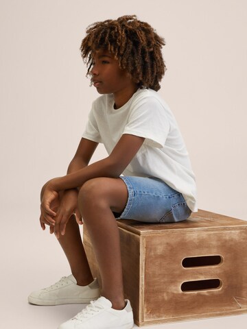 MANGO KIDS Slimfit Shorts 'John' in Blau