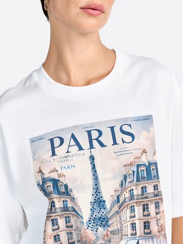 T-shirt Rich & Royal en blanc